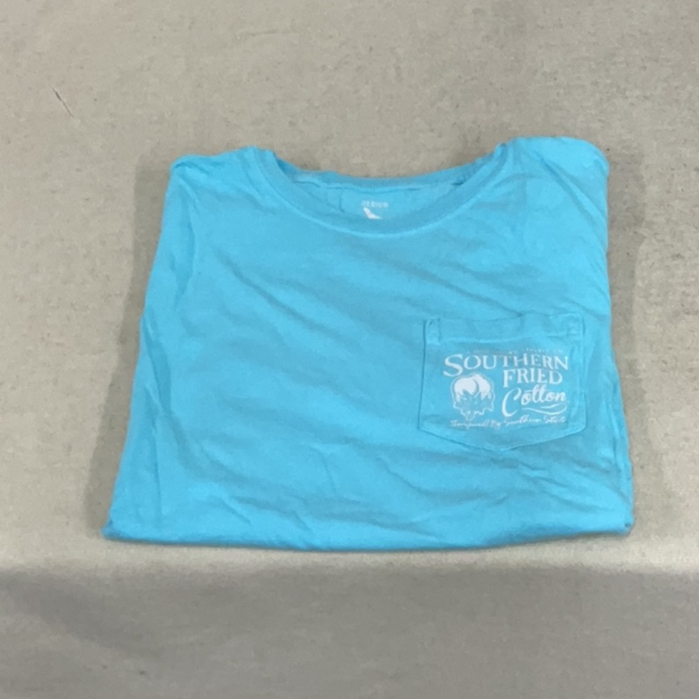 EUC Woman’s short sleeve Southern fried cotton t-shirt
